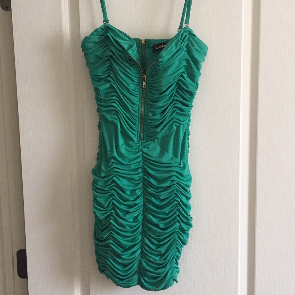 BeBe form fitting mini dress